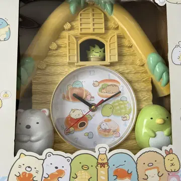 스미코구라시 빵 교실 무빙 클락 시계 시로쿠마 펭귄?