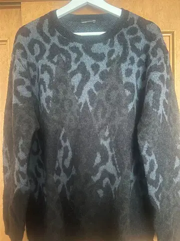 LAD MUSICIAN 17AW 레오파드 아가일 니트