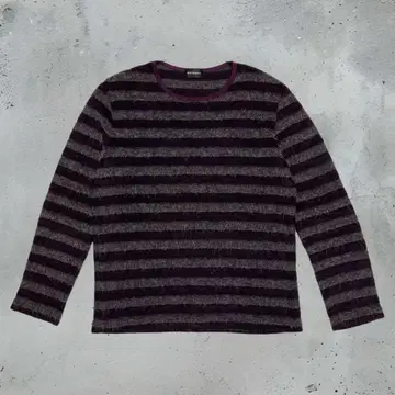 y2k archive BOYCOTT 보더 샤기 니트 그런지 헤이세이