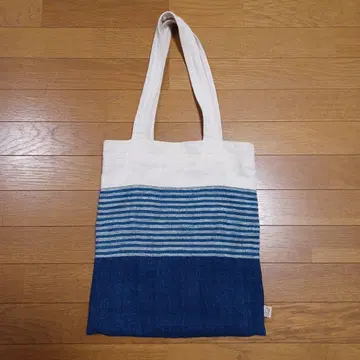 우사토 의류 백 네이비 나염 수제 코튼 100%