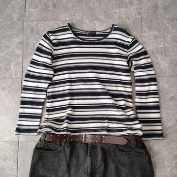 아카이브 보더 롱 슬리브 y2k 2