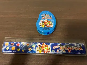 슈퍼 스매시브라더스 미쓰비시 연필깎이와 눈금자 2세트