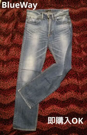 BlueWay 데님 오니히게 데미지 가공 00s Y2K archive