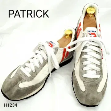 패트릭 마라톤 MARATHON 2라인 오렌지 스웨이드 25cm