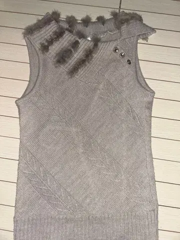 니트탑 페어리 그런지 갸루 y2k 퍼 모리걸