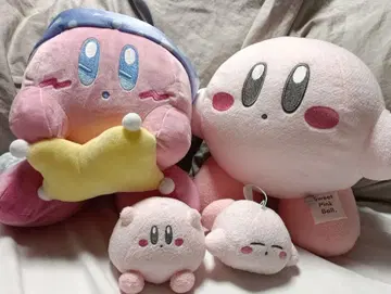 중고 커비 4체와 와돌디 1체 봉제 인형 등 세트