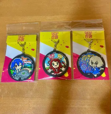 좀비랜드 사가 맨홀형 러버 키링 3종 세트