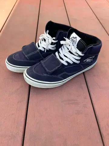 VANS 네이비 하이컷 스니커즈 마운틴 에디션