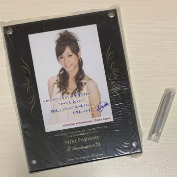 모닝구무스메 후지모토 미키 포토 프레임 스탠드