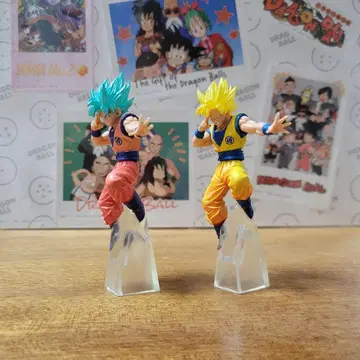 드래곤볼 HG 사이즈 미니 피규어 손오공 2체 세트