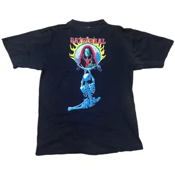 90s 빈티지 CATHEDRAL STATIK MAJIKT 셔츠 블랙