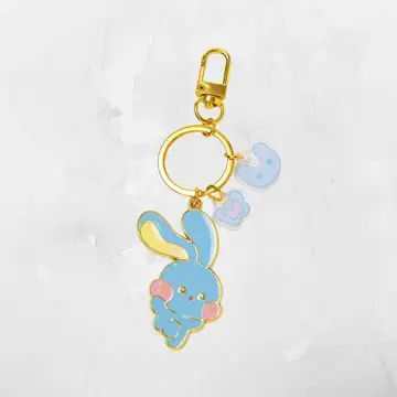 NewJeans bunini 혜인 파랑 메탈 키링 일본 한정판