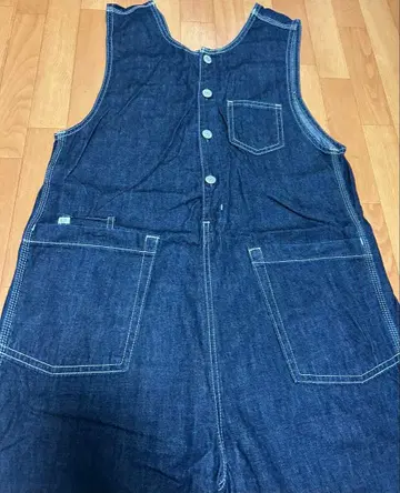 SOMETHING 오버롤 인디고 S SF5995