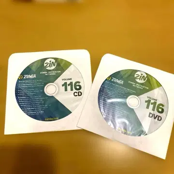 Zumba 116 볼륨 CD & DVD 정품 미사용 새상품