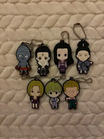 헌터헌터 러버 키링 7개 세트