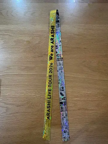 ARASHI LIVE TOUR 2026 은색 테이프