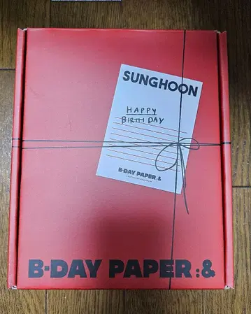 ENHYPEN [SUNGHOON] B-DAY PAPER