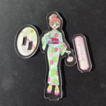 니지가오카 마시로 아크릴 스탠드 유카타 프레임 포함