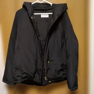 GLOBAL WORK 블랙 다운 자켓