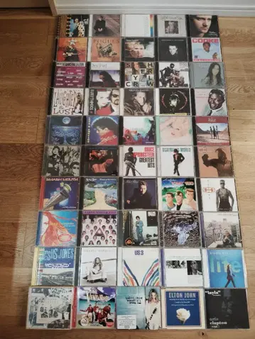 중고 CD 서양 POP 50장 묶음 POPS ROCK HARDROCK 등