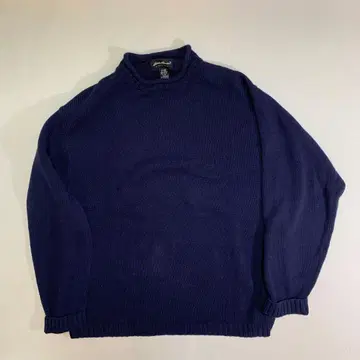 90s Eddie Bauer 롤넥 코튼 니트 jcrew