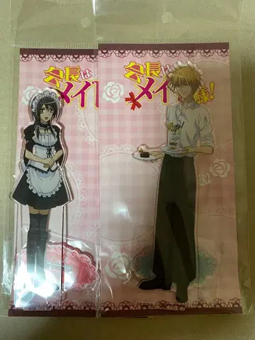 회장은 메이드님! 아유자와 미사키 우스이 타쿠미 2점 아크릴 스탠드