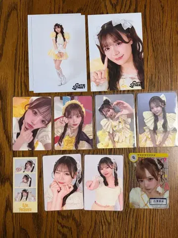 CUTIE STREET 후루사와 리사 브로마이드 트레이딩 카드 스키복권