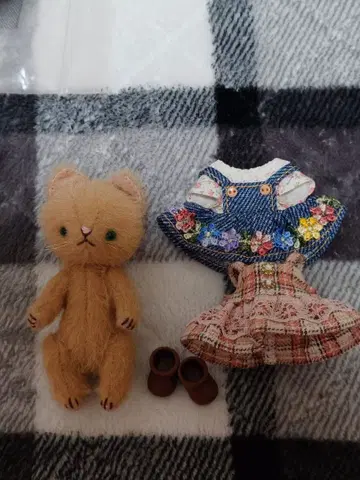 고양이 봉제 인형 핸드메이드