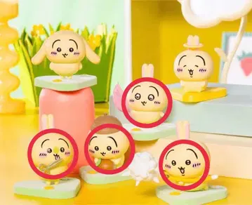 치이카와 토끼 일색 피규어 4종 세트