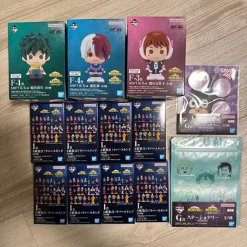 제일복권 히로아카 F상 SOFVIC츄 소프트 비닐 피규어 3종 덤 포함