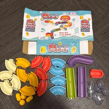 다이소 조립 레일 게임 목욕탕 슬라이더