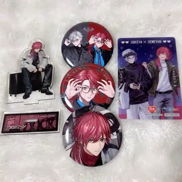 니지산지 로렌 2시라던가 zoff 캔뱃지 스키야 카드