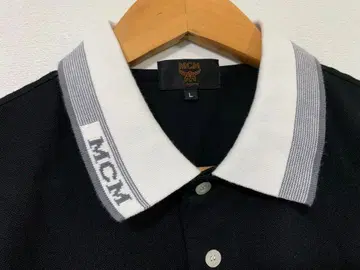 새상품 미사용 MCM (엠씨엠) 반팔 피케 셔츠 y2k 일본제