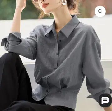 새상품 Millennial 미레제네 허리 쉐이프 셔츠