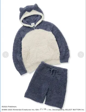 [미착용 새상품] [남성용] 젤라피케 카비곤 후드티&하프 팬츠 세트