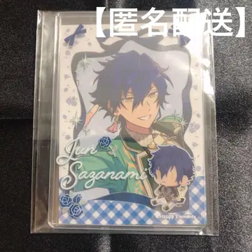 사자나미 쥰 앙스타 미니 브로마이드&경질 카드 케이스 전시회 앙스타전