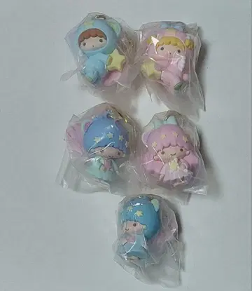 리틀트윈스타 별하늘의 엔젤 시크릿 키링 키키라라