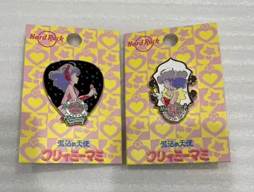 마법의 천사 크리미마미 하드 록 카페 한정판 디자인 2개 세트 핀즈