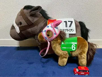 봉제 인형 고치 경마 하루우라라 6호 경주마 나리타 브라이언 일본 더비