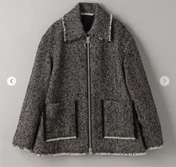 유나이티드 애로우즈 | 헤링본 트위드 블루종