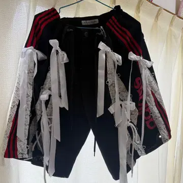 [ RICO ] adidas 아디다스 리본 팬츠