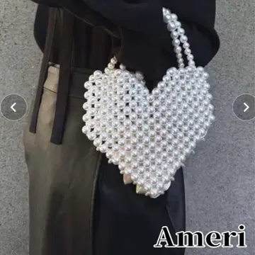 [ 미사용 새상품 ] Ameri 하트 레이디 펄 백