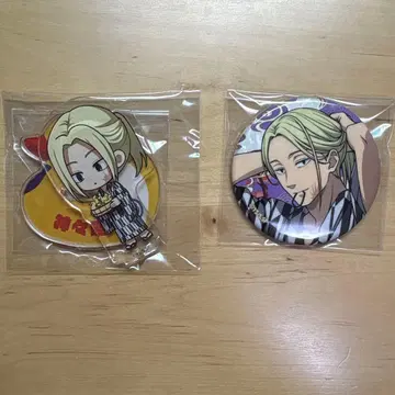 사카모토 데이즈 마츠리유 미니 캐릭터 아크릴 스탠드 캔뱃지 카가미네