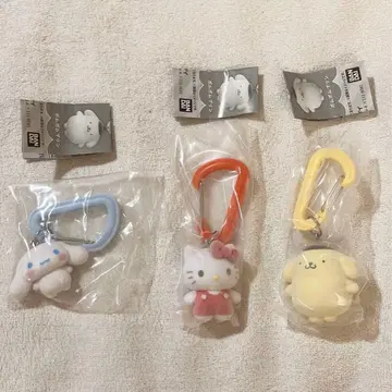 산리오 컬러풀 카라비너 마스코트 참 시나모롤 폼폼푸딩 마이멜로디
