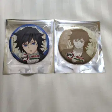 귀멸의 칼날 메이지 마을 캔뱃지 토미오카 기유