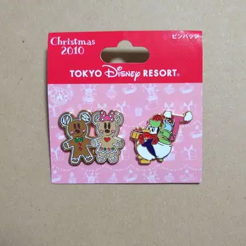 도쿄 디즈니 리조트 핀 배지 크리스마스 2010 파블로 미키 미니