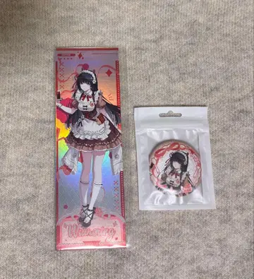 명조 치사키 카페 콜라보 아크릴 색지 캔뱃지