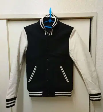 AMERICAN RAG CIE 레더 바시티 자켓 아메리칸 라그시