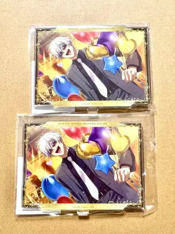 주술회전 팬파레 양면 아크릴 스탠드 고죠 사토루 2세트