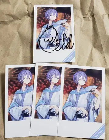 네오포르테 시라유키 레이드 여름 축제 폴라로이드 친필 사인 + 노멀